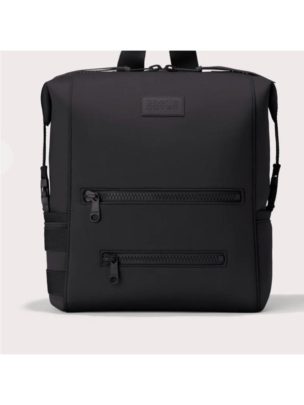 Dagne Dover Indi Neoprene Diaper Backpack Large Onyx Black Baby Bag